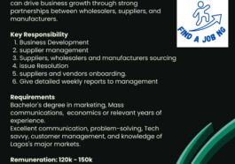 Supplier Relations Specialist Job Opening at Sibro in Lagos